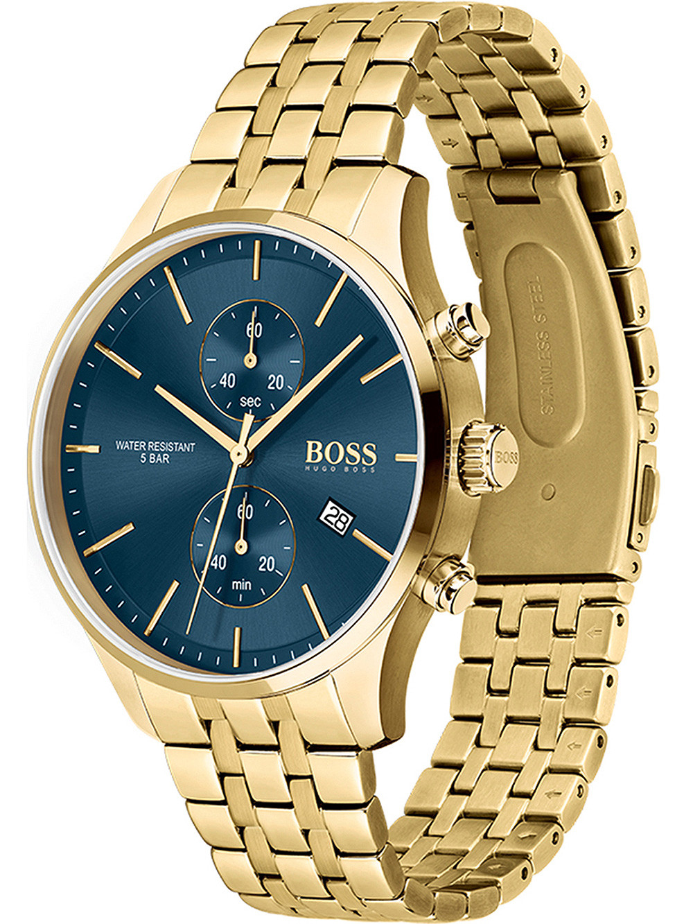 Hugo Boss 1513841 นาฬิกาผู้ชาย Metronome Chrono Quartz Men's Watch