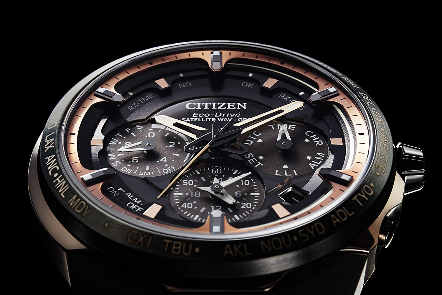 Citizen CC4025-82E นาฬิกาผู้ชาย Eco-Drive Satellite Wave 50th Anniversary of Titanium Technology Limited 550Pcs. Made in Japan Men's Watch