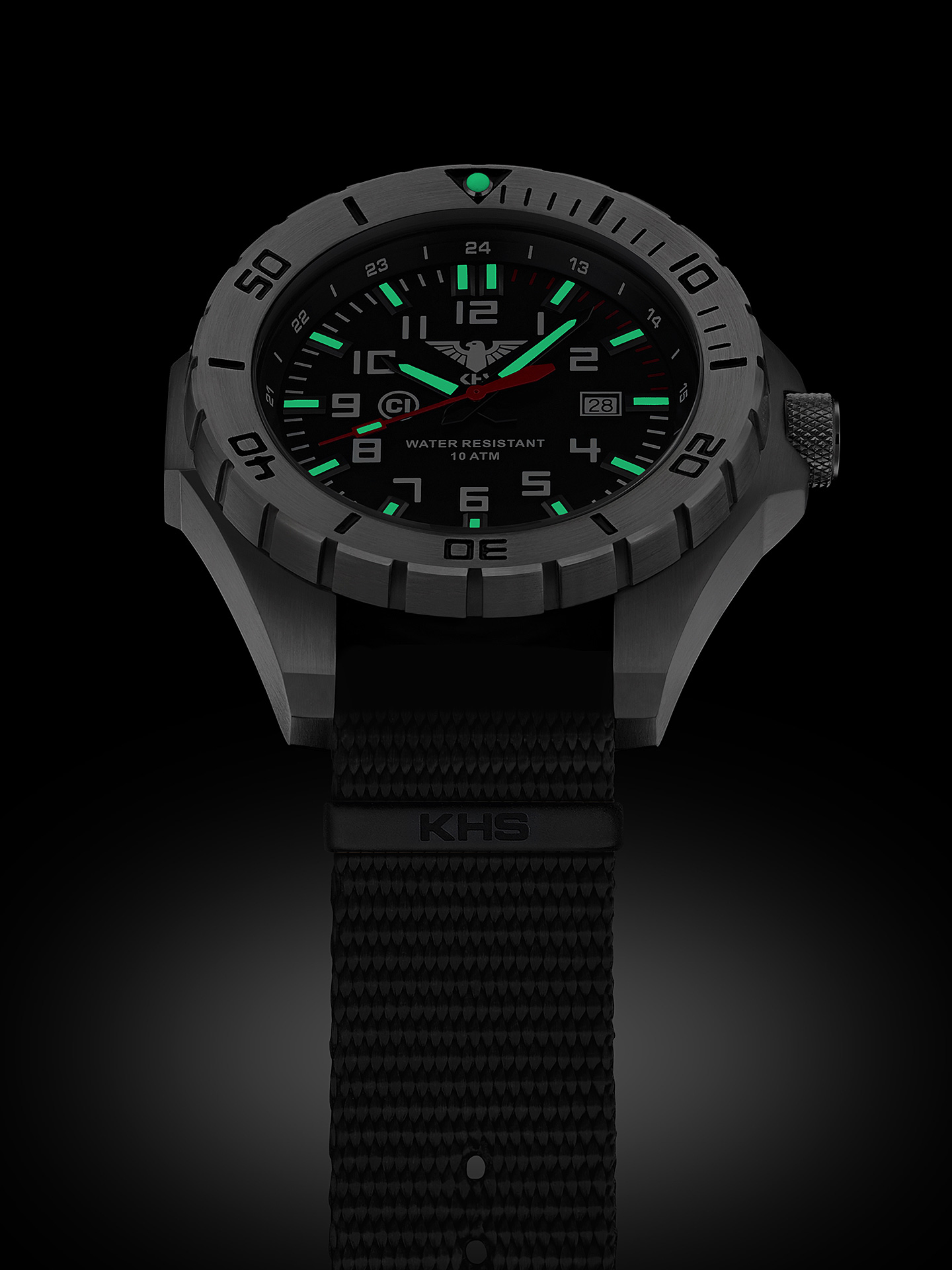 KHS Tactical KHS.LANS.NB นาฬิกา Landleader Quartz Watch