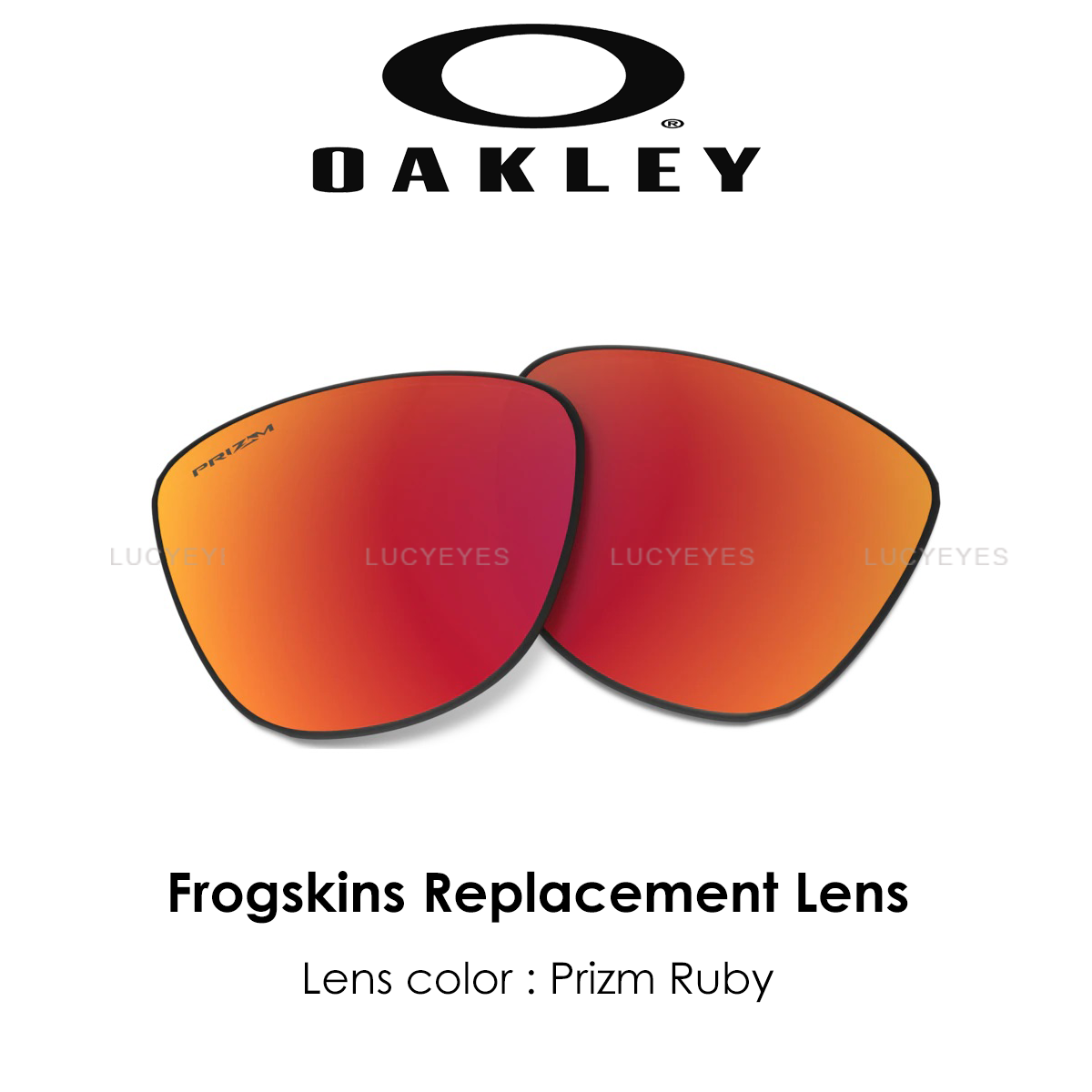 อะไหล่เลนส์ Oakley Frogskins OO9245 - สี Prizm Ruby