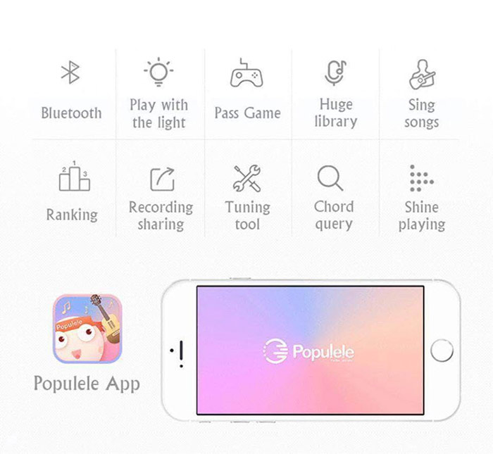 Xiaomi Populele U1 Smart Ukulele - อูคูเลเล่อัจฉริยะ Populele U1