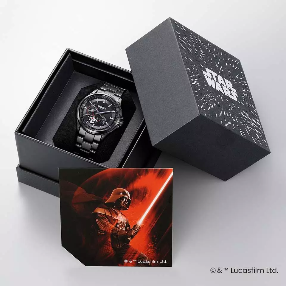 Citizen NP1015-66E นาฬิกาผู้ชาย Mechanical Automatic Darth Vader limited Edition Men's Watch