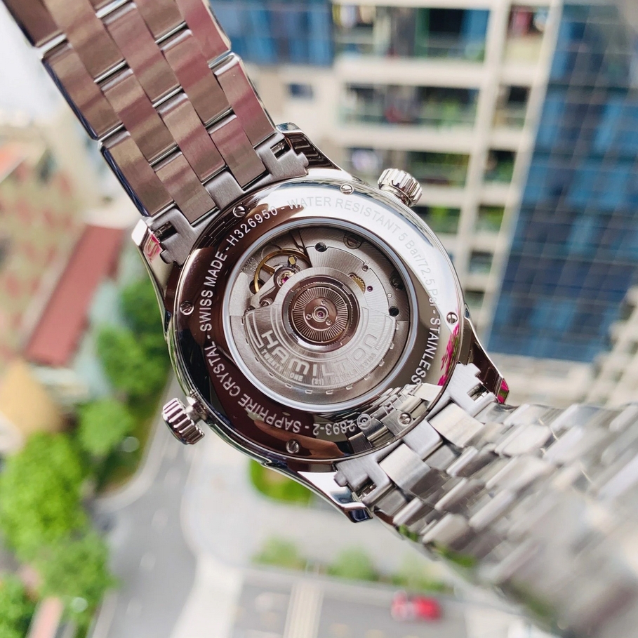 Hamilton H32695131 นาฬิกาผู้ชาย JAZZMASTER GMT AUTO Men's Watch