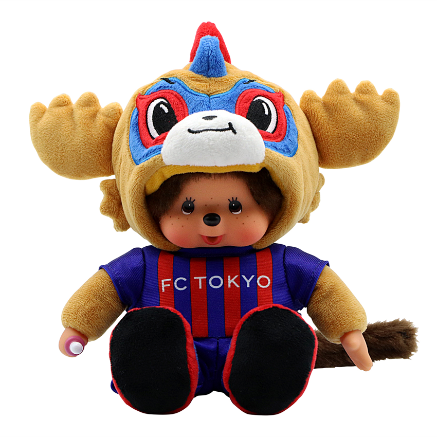 [PRE-ORDER] ตุ๊กตา ม่อนชิชิ เจลีก เอฟซี โตเกียว Monchhichi FC TOKYO 20 cm Size S J.LeagueＦＣ東京 モンチッチコラボぬいぐるみ
