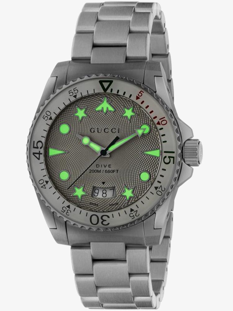 Gucci YA136336 นาฬิกา Dive Quartz Men's Watch