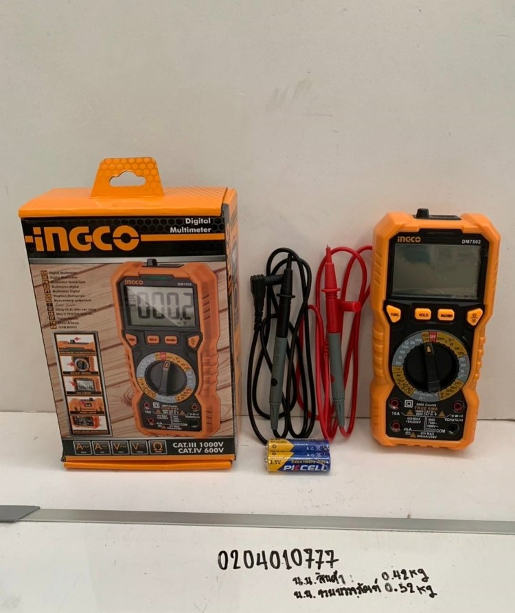 มัลติมิเตอร์ดิจิตอล 1,000v. INDICO #DM750