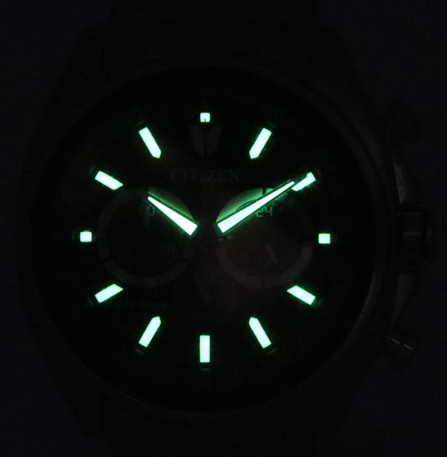 Citizen CA4560-81E นาฬิกาผู้ชาย Eco-Drive Chronograph Tachymeter Men's Watch