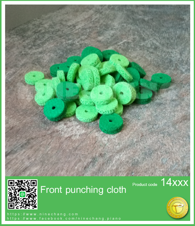 Front punching cloth