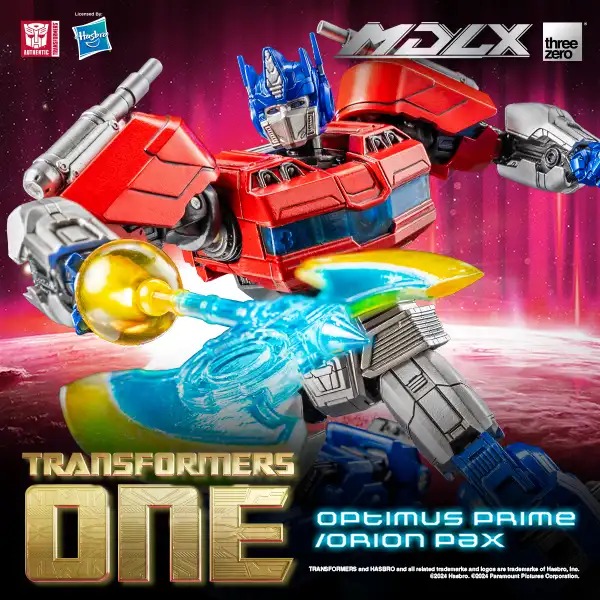 PRE ORDER Q2/2025 THREEZERO Orion Pax (Optimus Prime) 6” MDLX: Transformers One มัดจำ 500 ปิดจอง 01/11/2024 หรือครบ 4 กล่อง