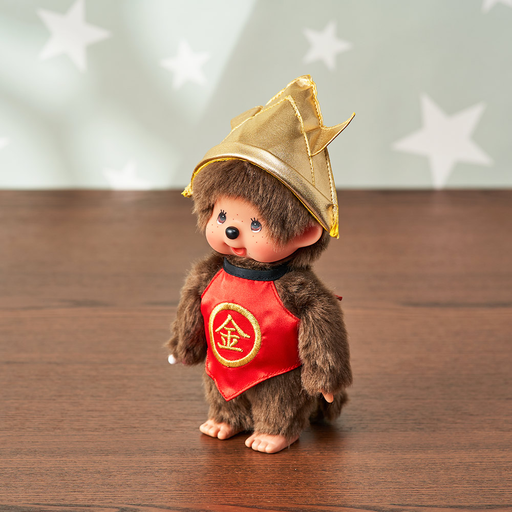 [PRE-ORDER] ตุ๊กตา ม่อนชิชิ คินทาโร่ Size S ม่อนชิชิคุง Monchhichi Kintaro 10 x 6 x 22 cm นำเข้าจากญี่ปุ่น オリジナル 昔ばなしモンチッチ 金太郎 IPM-4-Z-US