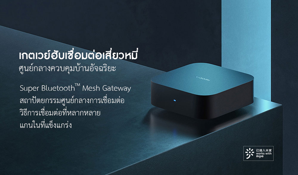 Xiaomi Smart Hub Gateway - เกตเวย์ฮับเชื่อมต่อเสี่ยวหมี่ (Wi-Fi 5G, Lan, Mesh) (CN)