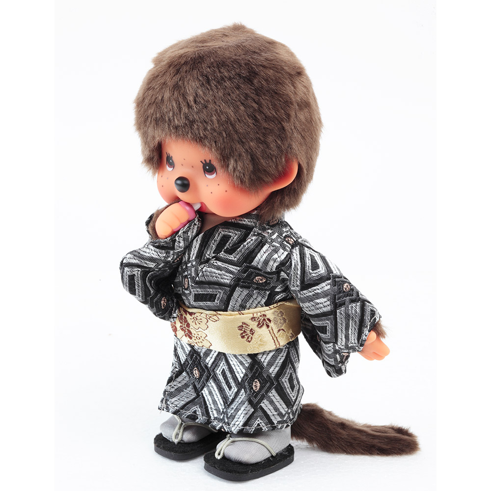 [PRE-ORDER] ตุ๊กตา ม่อนชิชิ กิโมโน Size S ม่อนชิชิคุง Monchhichi 14 x 8 x 21 cm นำเข้าจากญี่ปุ่น オリジナル お着物モンチッチ（男の子）IPM-12-Z