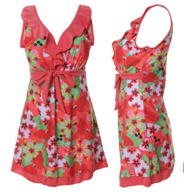 ชุดว่ายน้ำคนอ้วนพร้อมส่ง :ชุดแฟชั่นว่ายน้ำคนอ้วนสีชมพูแดงแต่งลายผ้าสีสันสดใส กางเกงขาสั้นใส่ด้านในน่ารักมากๆจ้า:รอบอก40-48นิ้ว เอว32-42นิ้ว สะโพก36-44นิ้วจ้า