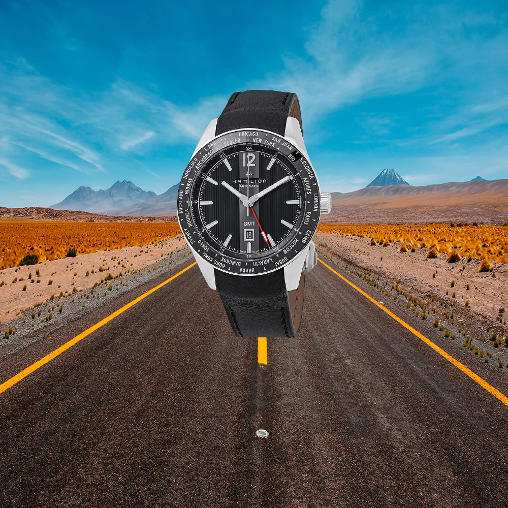 Hamilton H43725731 นาฬิกาผู้ชาย BROADWAY GMT LIMITED EDITION Men's Watch