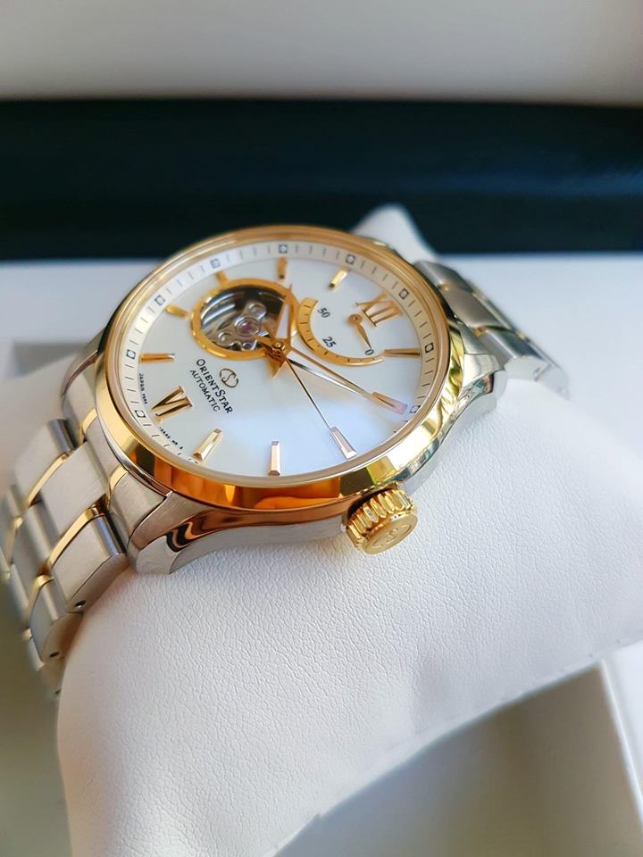 Orient RE-AT0004S00B นาฬิกาผู้ชาย Orient รุ่น RE-AT0004S00B, Orient Star Automatic Open Heart Power Reserve Made in Japan Men's Watch