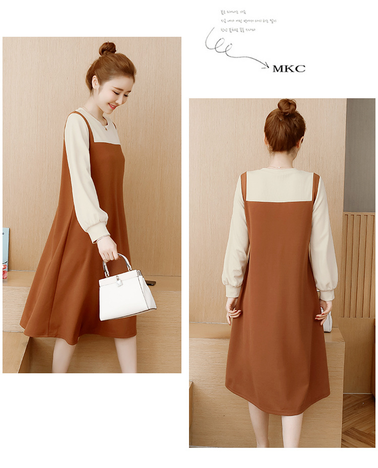 ชุดคลุมท้องแฟชั่น เอี๊ยมหลอก ผ้ายืดตัวเนื้อนิ่ม ใส่ได้ถึงคลอด มีไซส์เยอะค่ะ L,XL,2XL,3XL.4XL,5XL