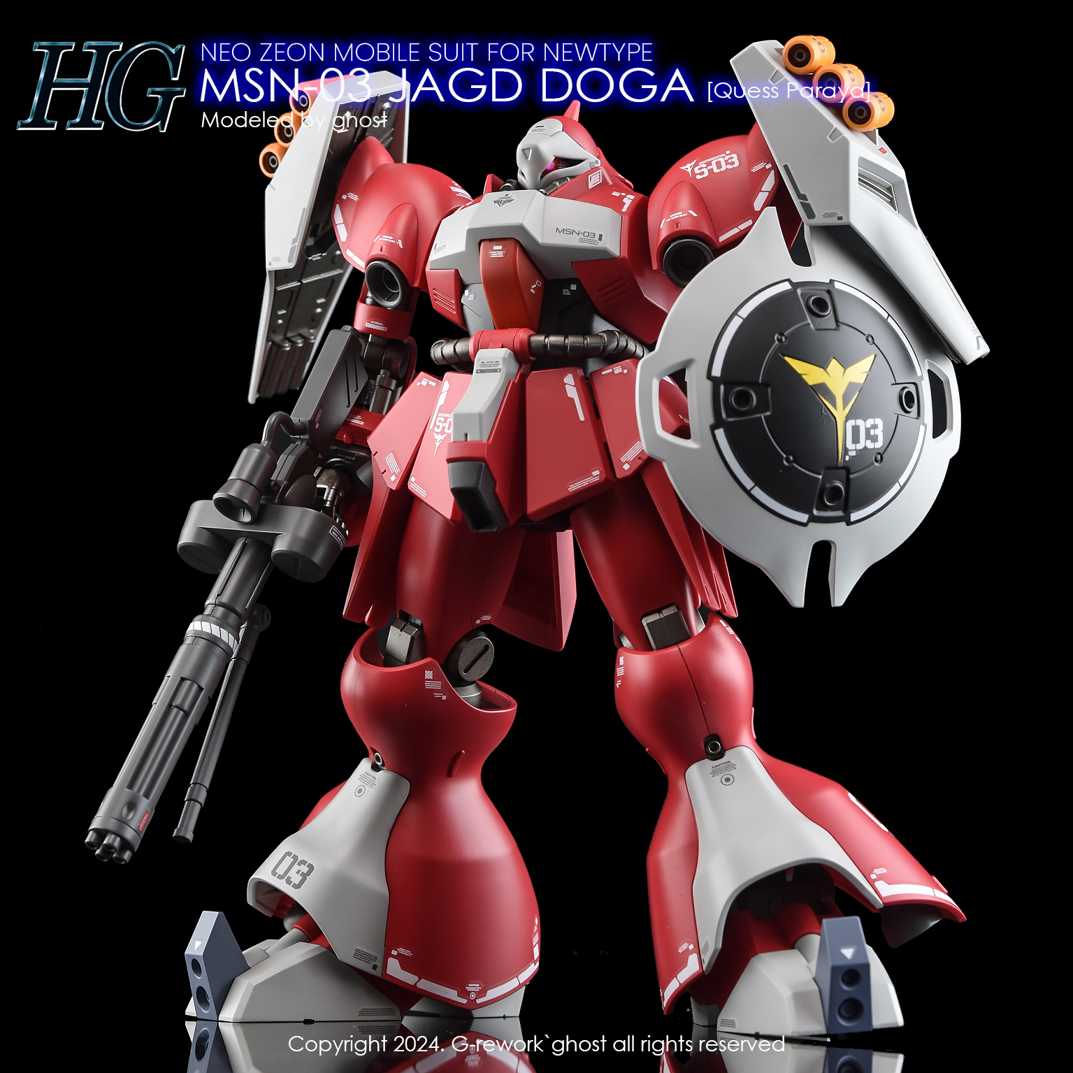 G-REWORK CUSTOM DECAL HG JAGD DOGA [Quess]