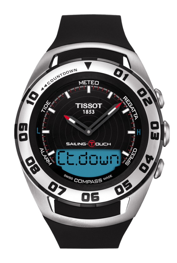 Tissot T056.420.27.051.01 นาฬิกาผู้ชาย T-Touch Sailing Alarm Chronograph Men's Watch