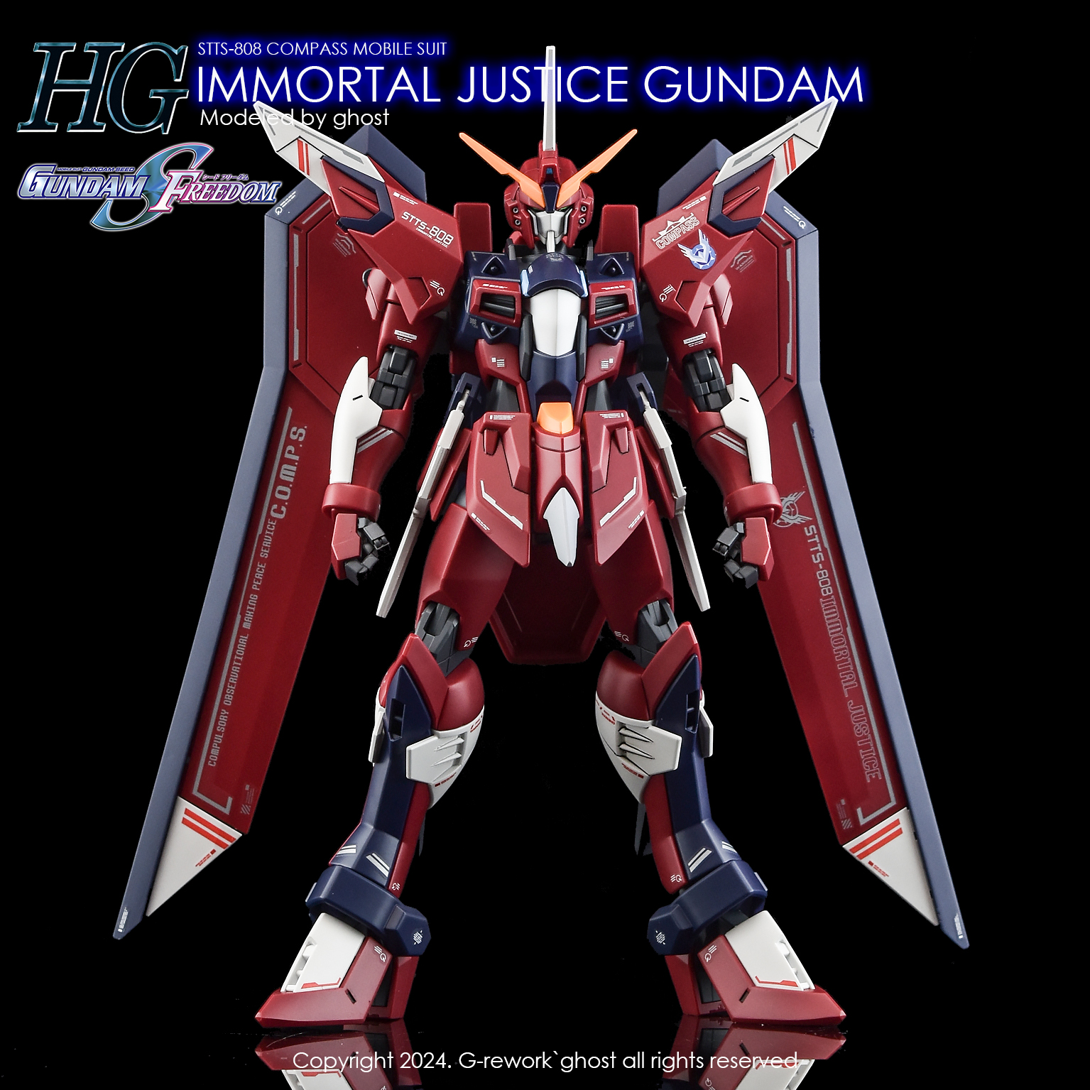 G-REWORK CUSTOM DECAL HG IMMORTAL JUSTICE GUNDAM