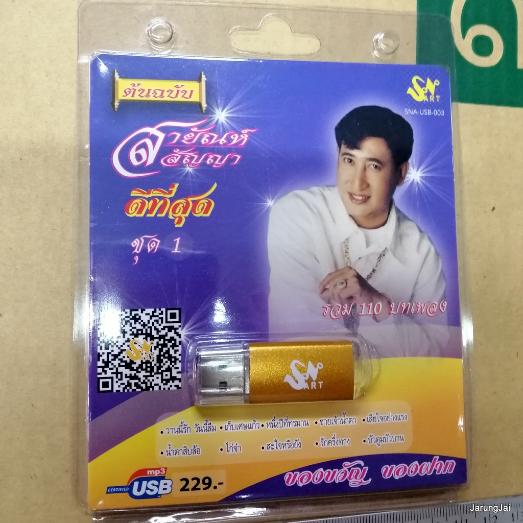 usb สายัณห์ สัญญา ดีที่สุด ชุด 1 วานนี้รัก วันนี้ลืม หนุ่มนาลาบาง ปกม่วง mp3 usb sna