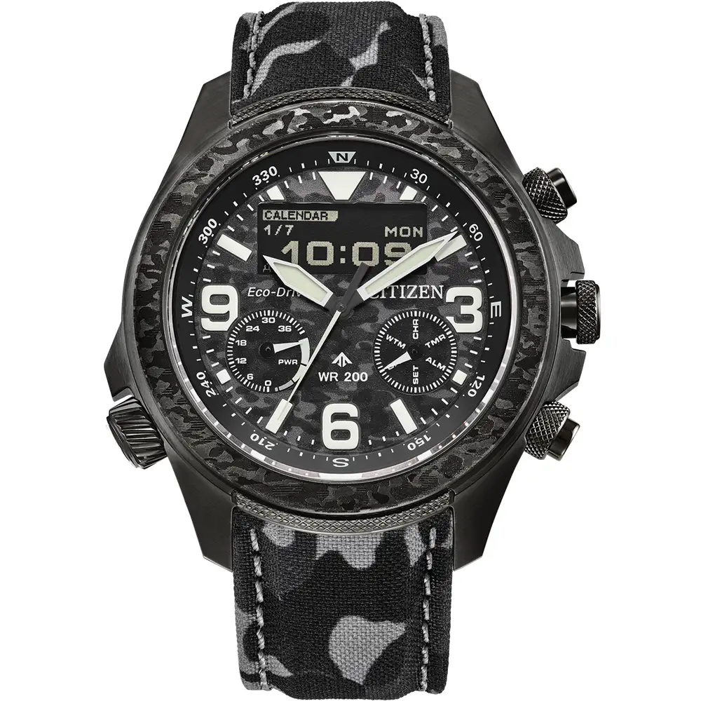 Citizen JV1008-63E นาฬิกาผู้ชาย Promaster 35th Anniversary U822 Eco-Drive Limited Edition Men's Watch