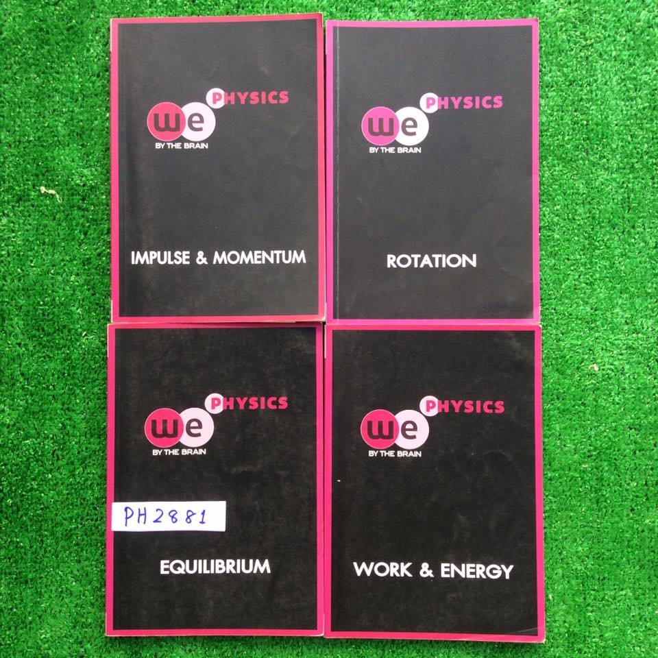 PH2881 [เดอะเบรน The brain] ฟิสิกส์ ม.4 สมดุลกล การเคลื่อนที่แบบหมุน งานและพลังงาน การชนและโมเมนตัม มีเนื้อหาและแบบฝึกหัดโจทย์ จดด้วยดินสอ จดครบเท่าที่สอน แบบฝึกหัดAssignment มีเฉลยละเอียดพิมพ์ให้ทุกข้อ
