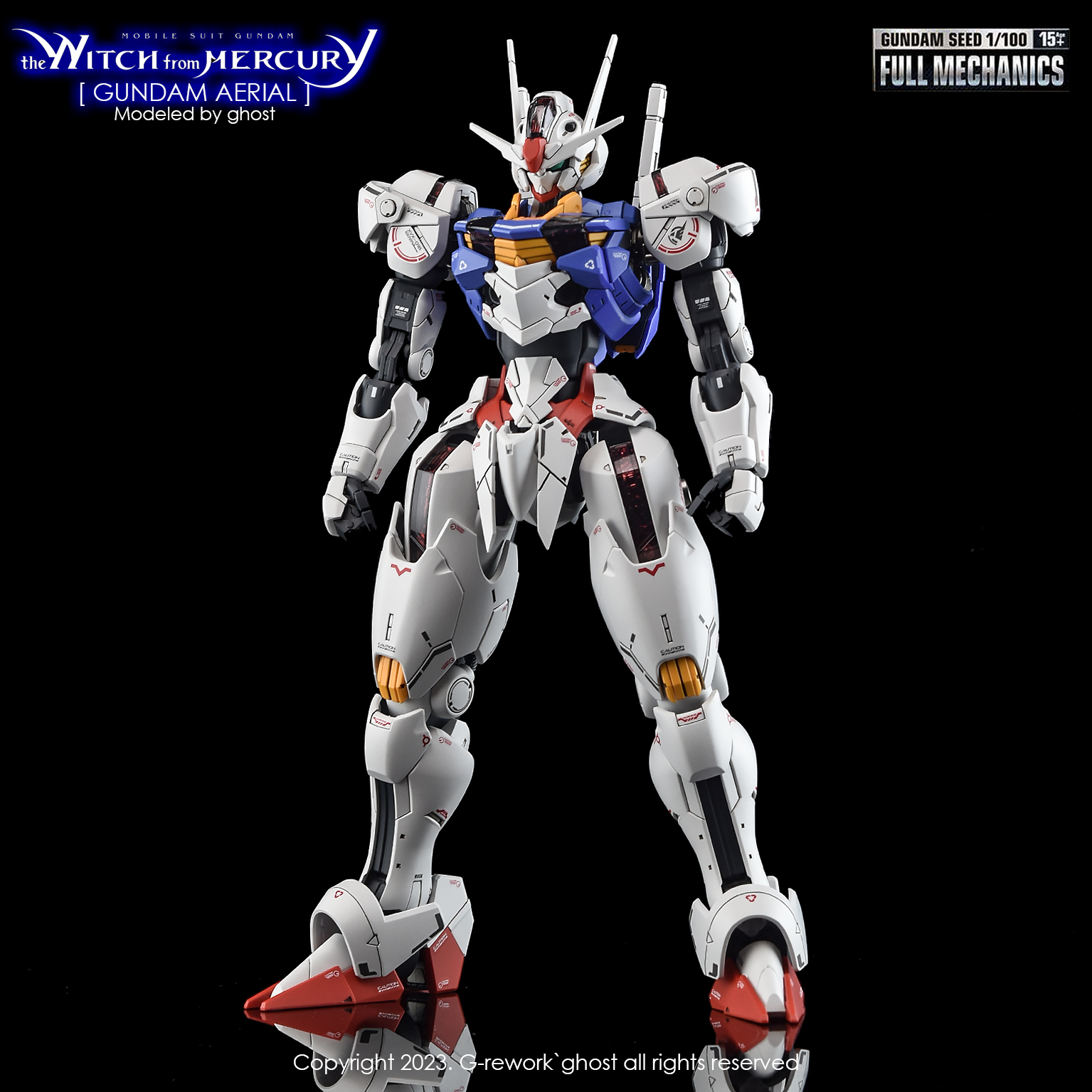G-REWORK CUSTOM DECAL FM 1/100 GUNDAM AERIAL