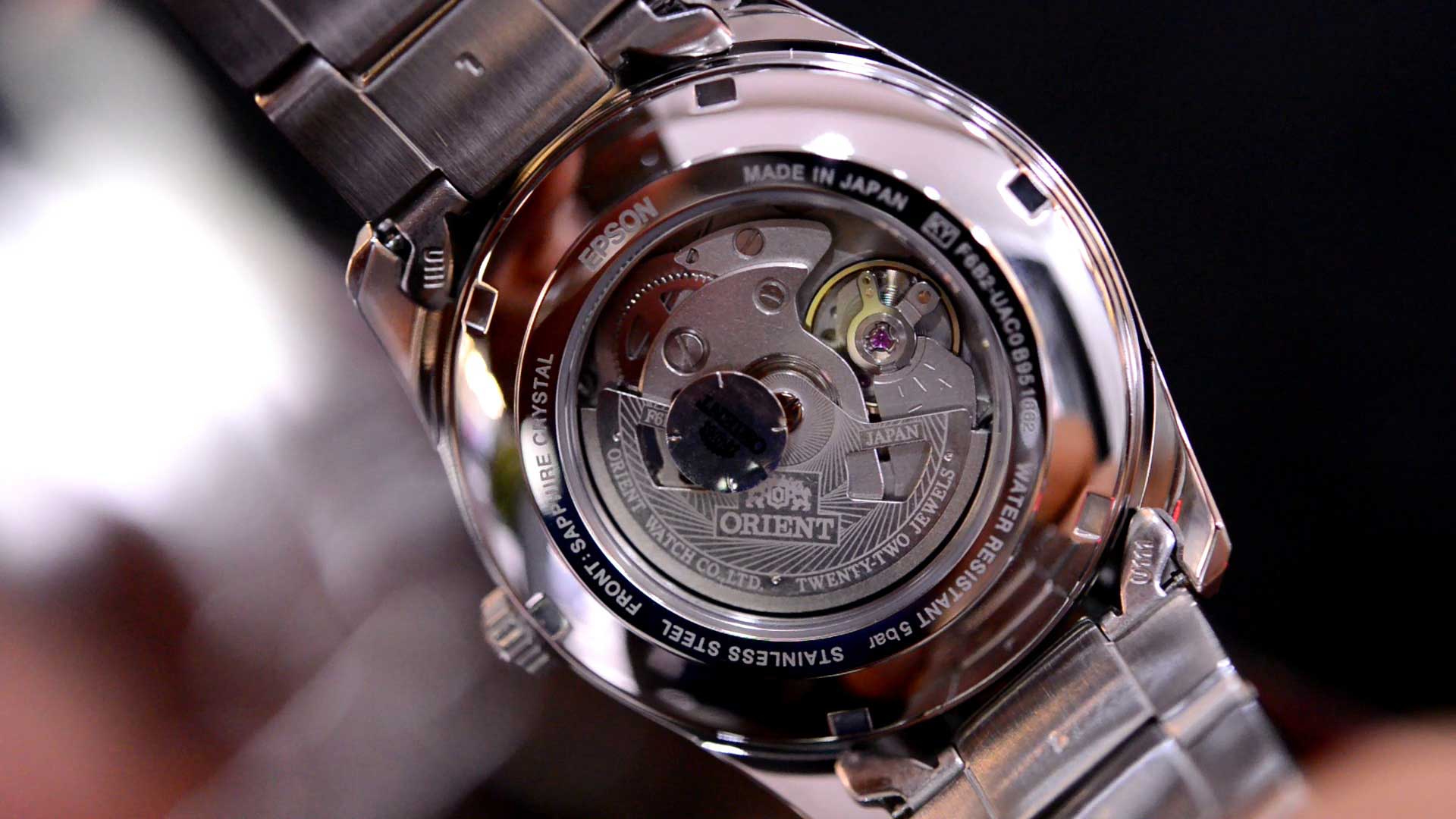 Orient RA-AK0303L00C นาฬิกาผู้ชาย Automatic Sun and Moon Men's Watch