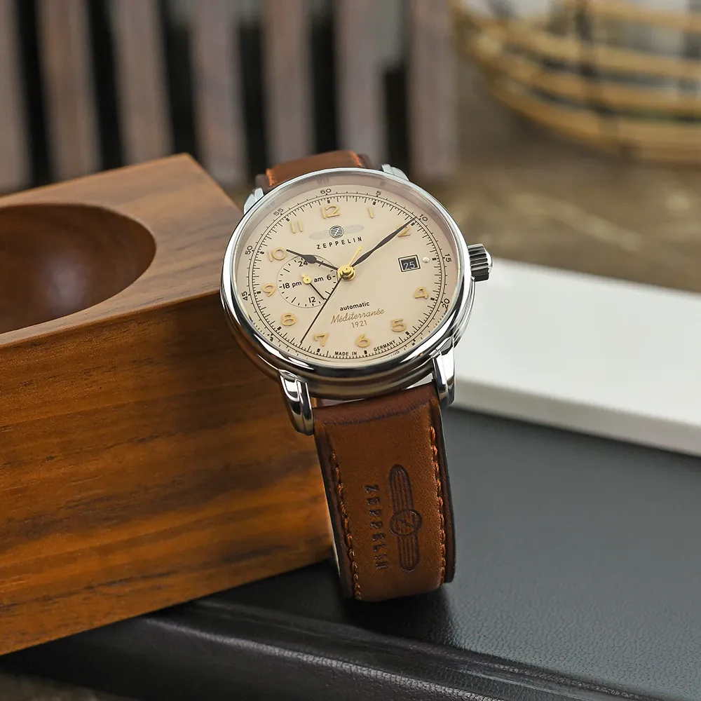 Zeppelin 9668-5 นาฬิกาผู้ชาย Automatic Méditerranée Men's Watch