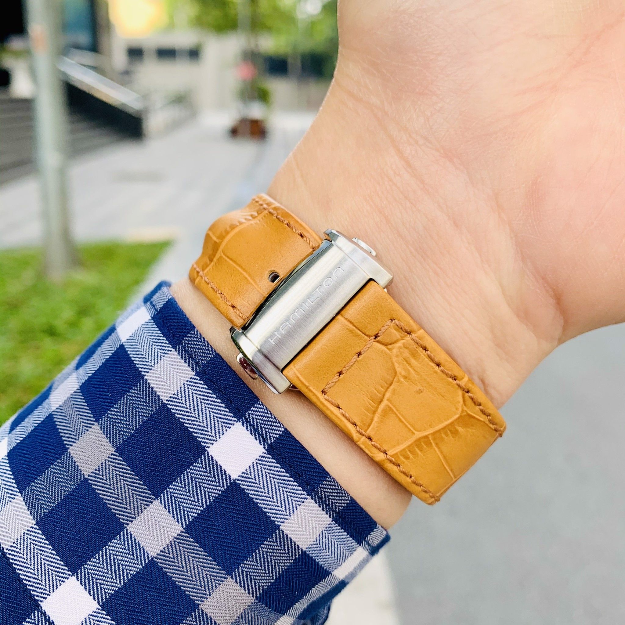 Hamilton H32635511 นาฬิกาผู้ชาย JAZZMASTER POWER RESERVE AUTO Men's Watch