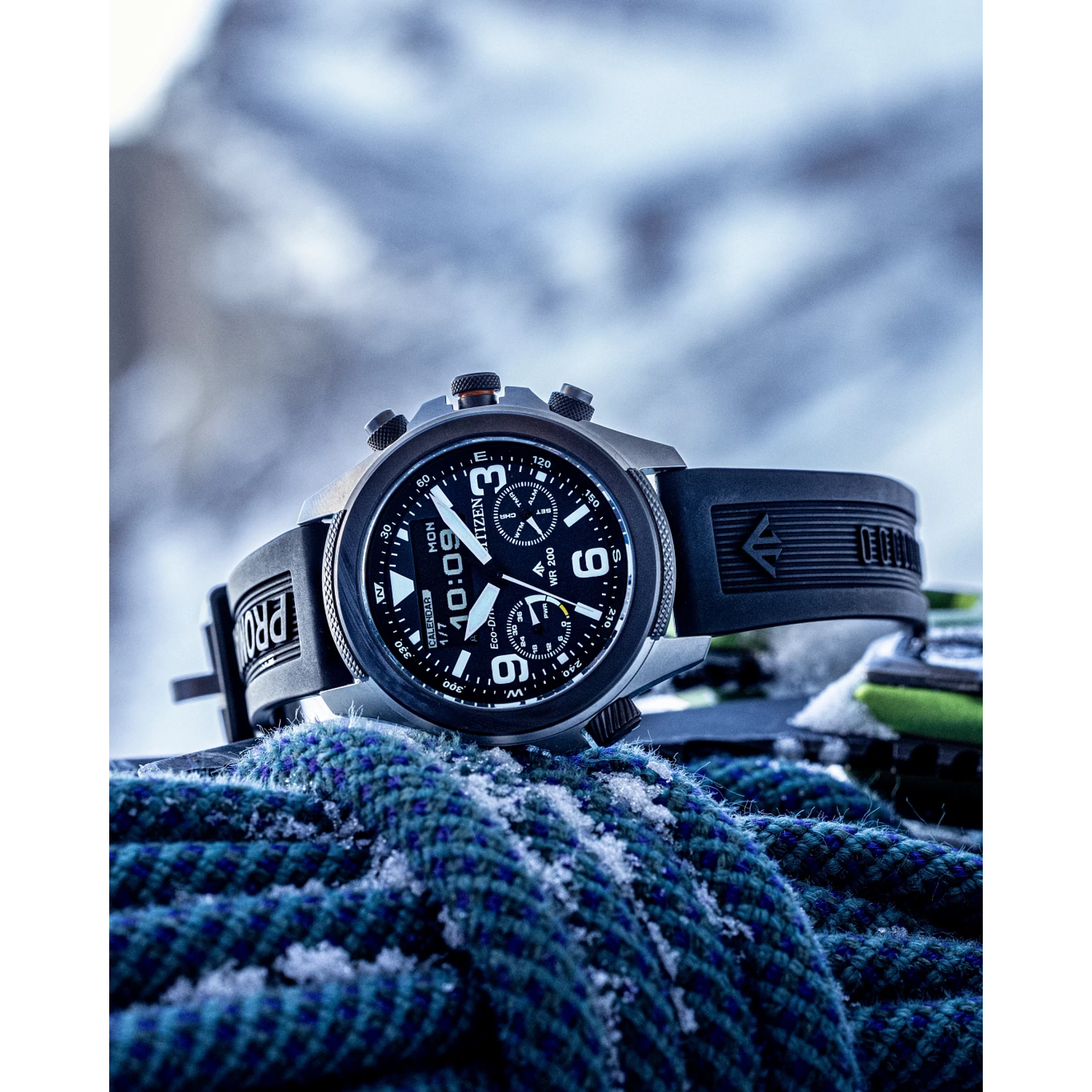 Citizen JV1007-07E นาฬิกาผู้ชาย Promaster Land U822 Eco-Drive Men's Watch