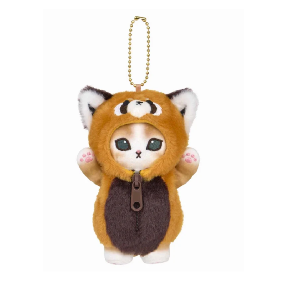 [PRE-ORDER] พวงกุญแจ ตุ๊กตา แมวโมฟุ แพนด้าแดง Mofusand Red Panda Cat Mascot mofusand もふもふ！レッサーパンダにゃん マスコット