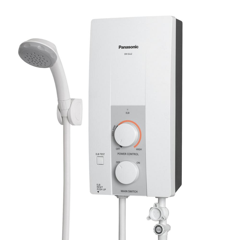 Panasonic เครื่องทำน้ำอุ่น 3,500W รุ่น DH-3JL2T ของแท้ 100%