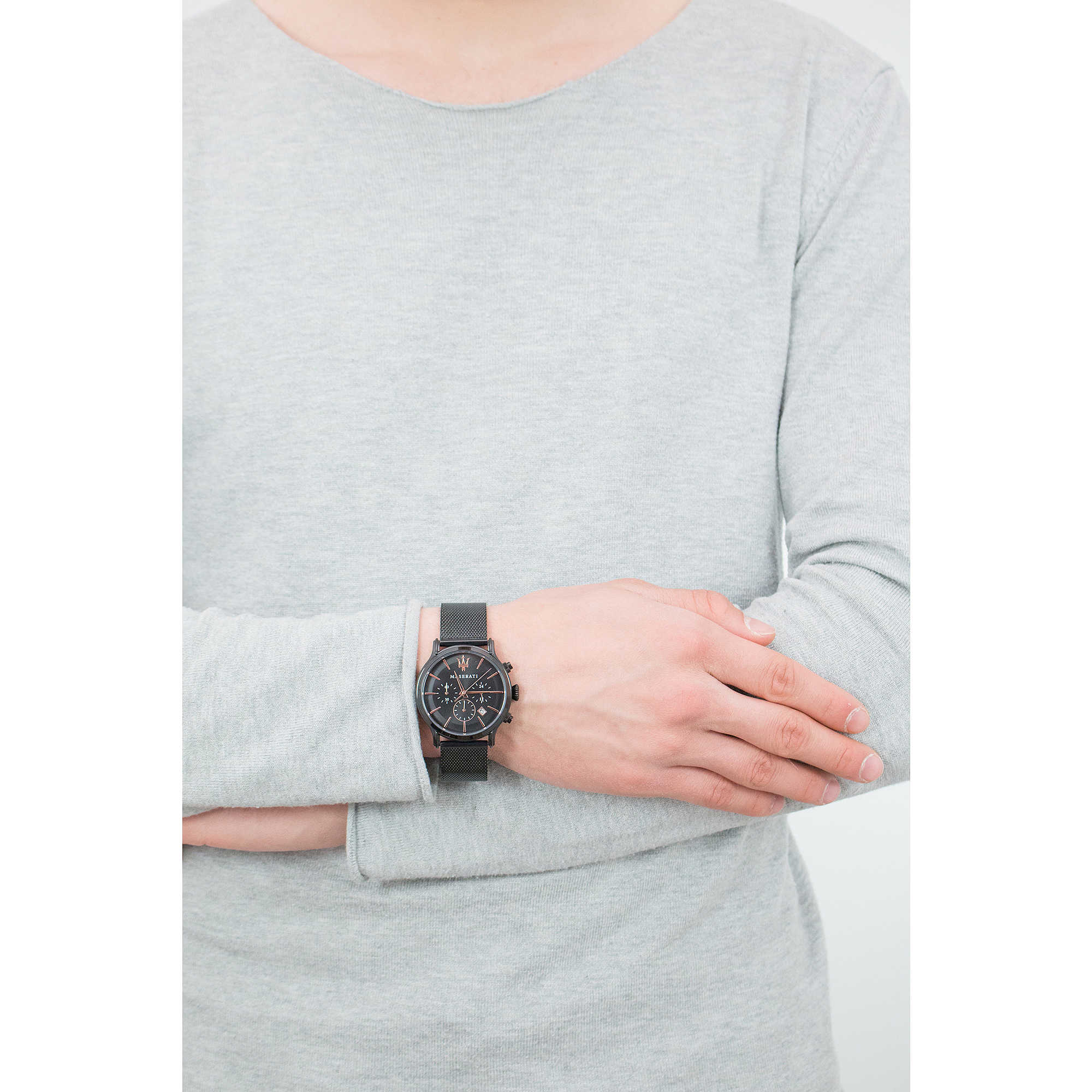 Maserati R8873618006 นาฬิกาผู้ชาย Maserati รุ่น R8873618006 Epoca Chronograph Men's Watch