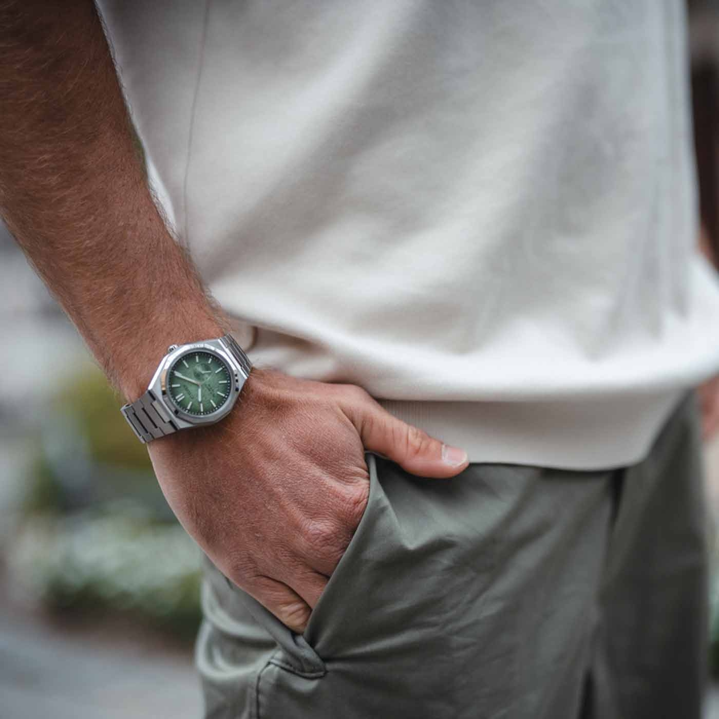 Citizen NK5020-58X นาฬิกาผู้ชาย Automatic Super-Titanium Zenshin Men's Watch