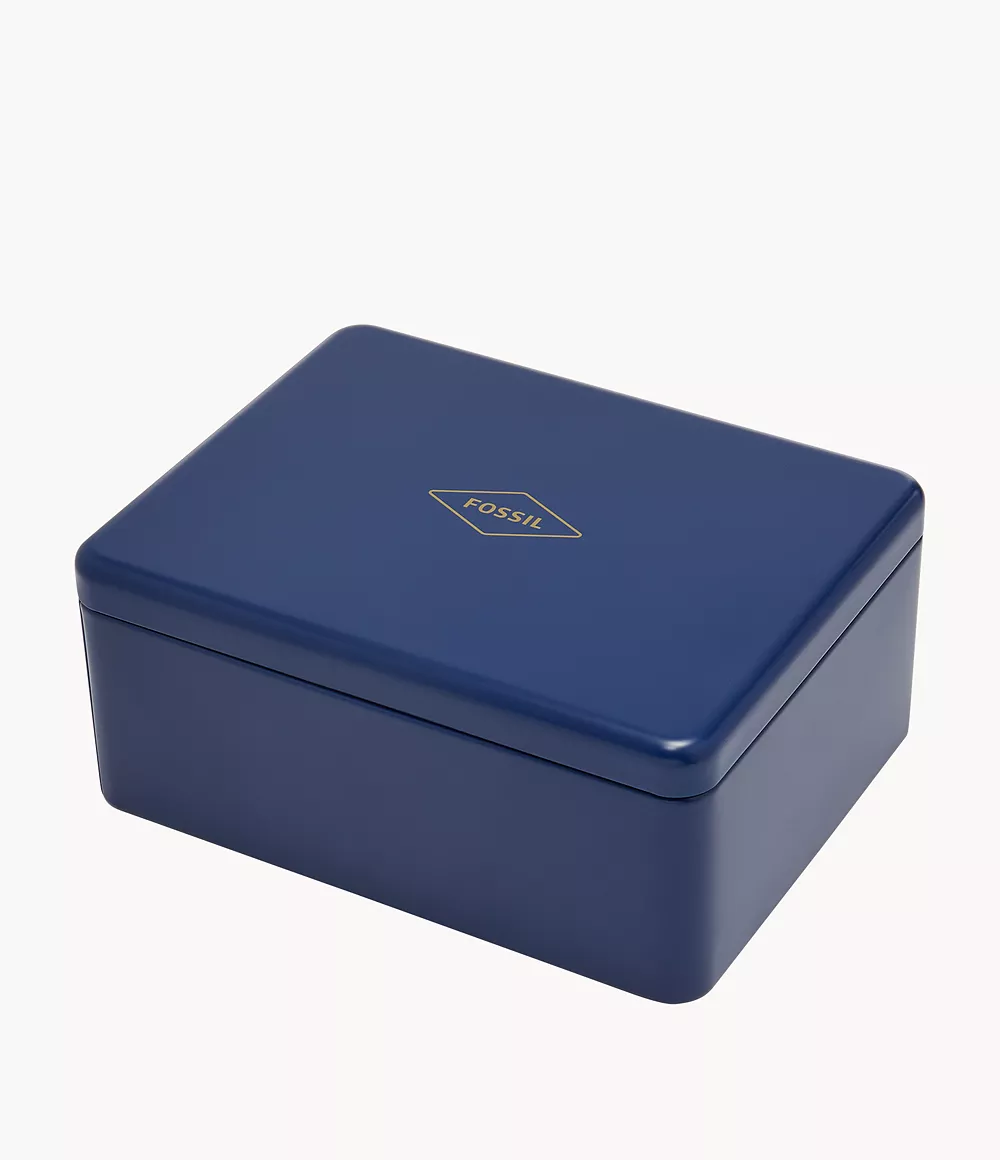 Fossil ES5252SET นาฬิกาผู้หญิง Jacqueline Rose Gold-Tone Watch and Jewelry Set Women's Watch