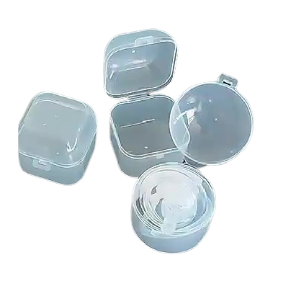 กล่องทรงมน พกพา ขนาด 5.1*5.4 ซม. ไม่รวมสินค้าภายในกล่อง