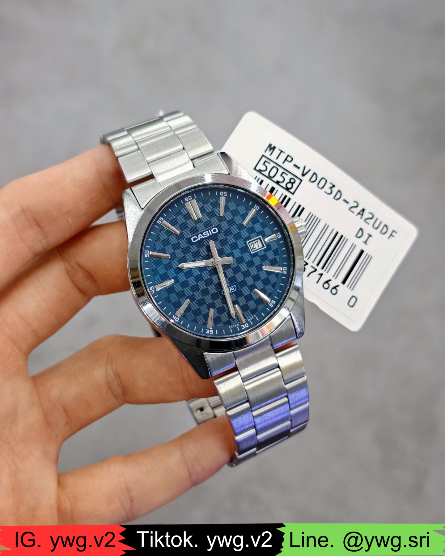 CASIO รุ่น MTP-VD03D-2A2