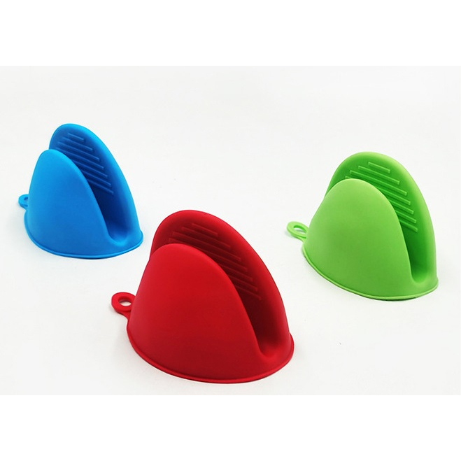 ซิลิโคนจับหม้อ ที่จับหม้อกันความร้อน ที่จับหม้อ กันของร้อน จับภาชนะร้อน ไม่ร้อนมือ สีสันสดใส