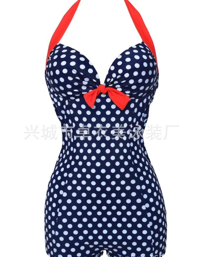 ชุดว่ายน้ำคนอ้วน วันพีชพร้อมส่ง :ชุดว่ายน้ำคนอ้วนวันพีชสีน้ำเงินแต่งลายจุดสีขาวและสายคล้องคอผูกโบว์สีสันสดใสSexy มากๆจ้า:รอบอก40-46นิ้ว เอว34-44นิ้ว สะโพก40-48นิ้วจ้า