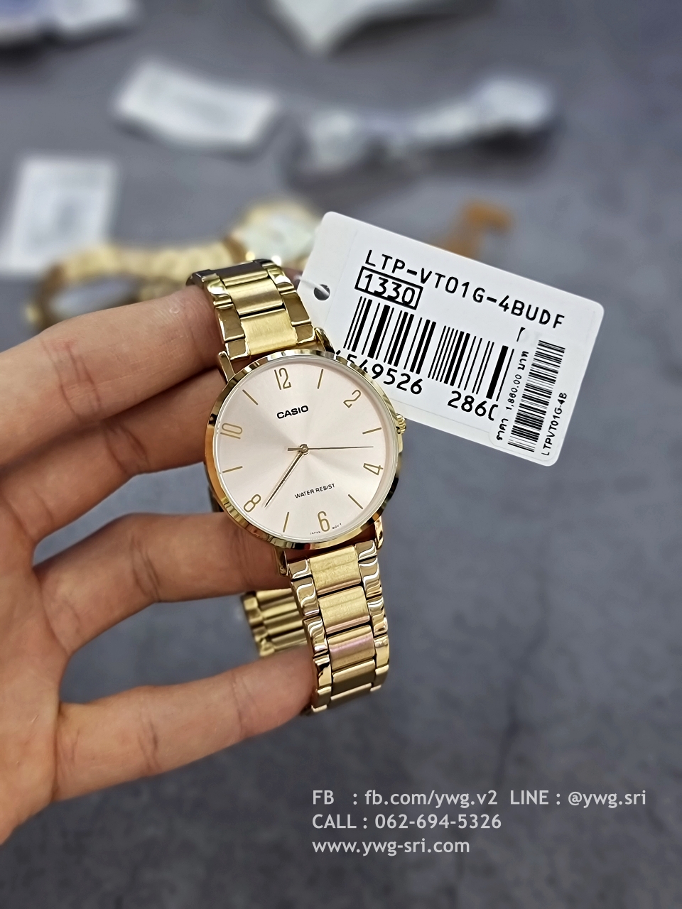 CASIO รุ่น LTP-VT01G-4BUDF