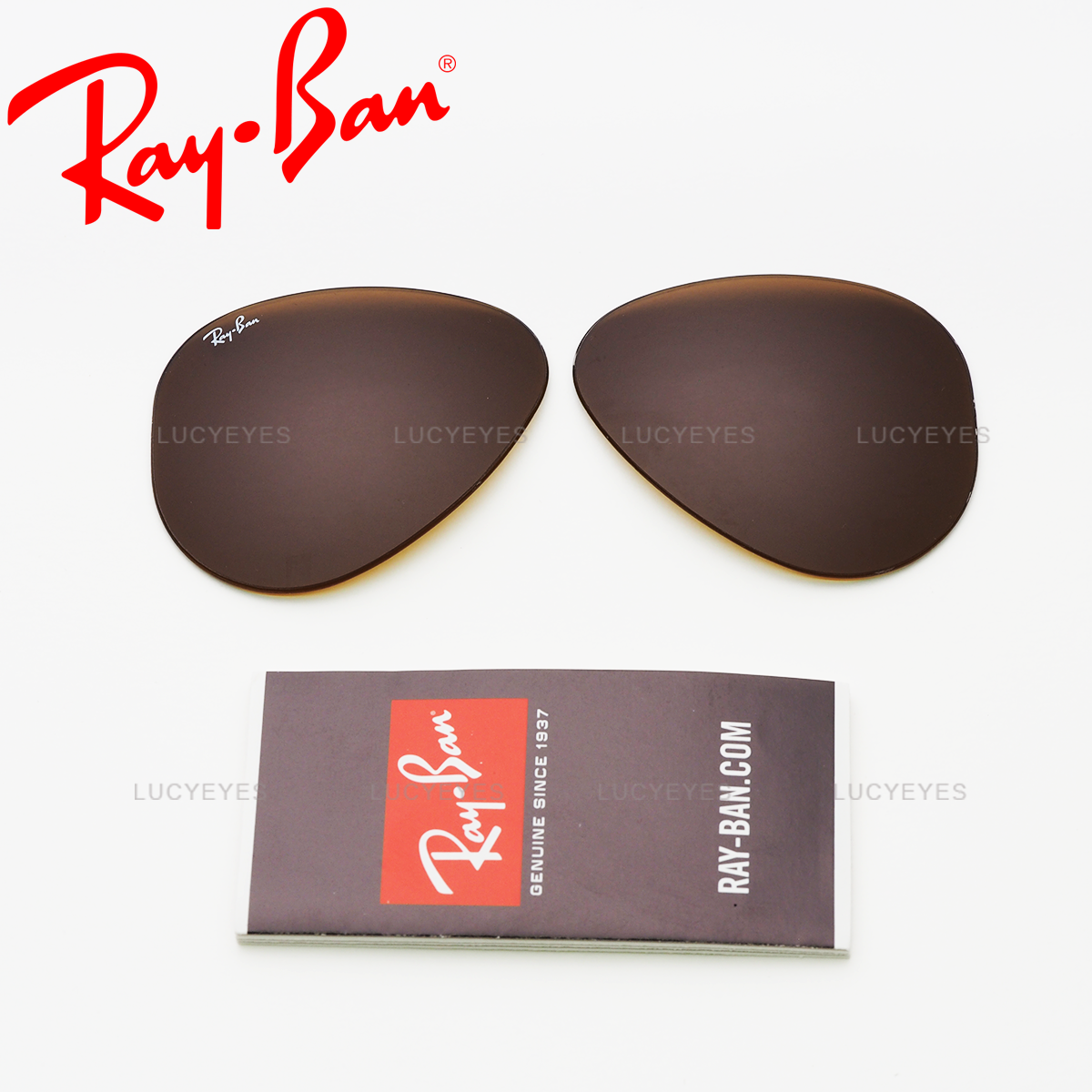 เลนส์ RAYBAN แท้ 100% RB3025 001/33, RB3025 177/33, เลนส์สีน้ำตาล B-15