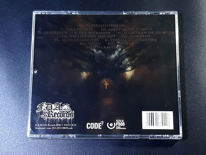 DISTASTE'Der Ertraeger und das Fleisch' CD