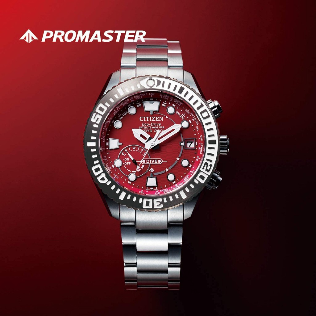 Citizen CC5005-68Z นาฬิกาผู้ชาย Eco-Drive Promaster Marine GPS Satellite Wave Titanium JOUNETSU Collection Made in Japan Limited Men's Watc