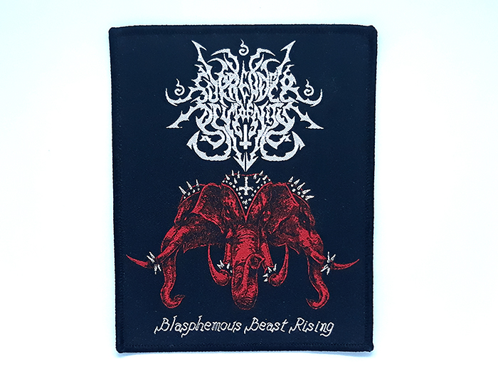 SURRENDER OF DIVINITY 'Blasphemous Beast Rising' Woven Patch (อาร์มแบบทอ)