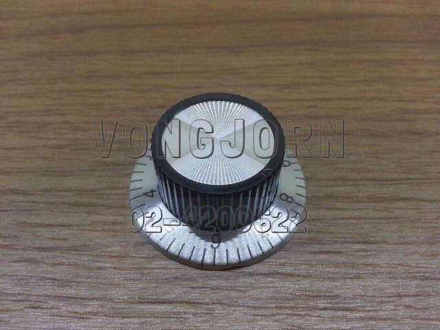 ลูกบิด KN-139A พร้อมสเกล 0-10