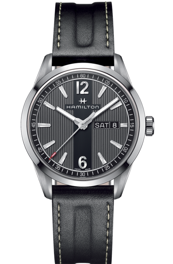 Hamilton H43311735 นาฬิกาผู้ชาย Hamilton รุ่น H43311735, Broadway Day Date Quartz Men's Watch