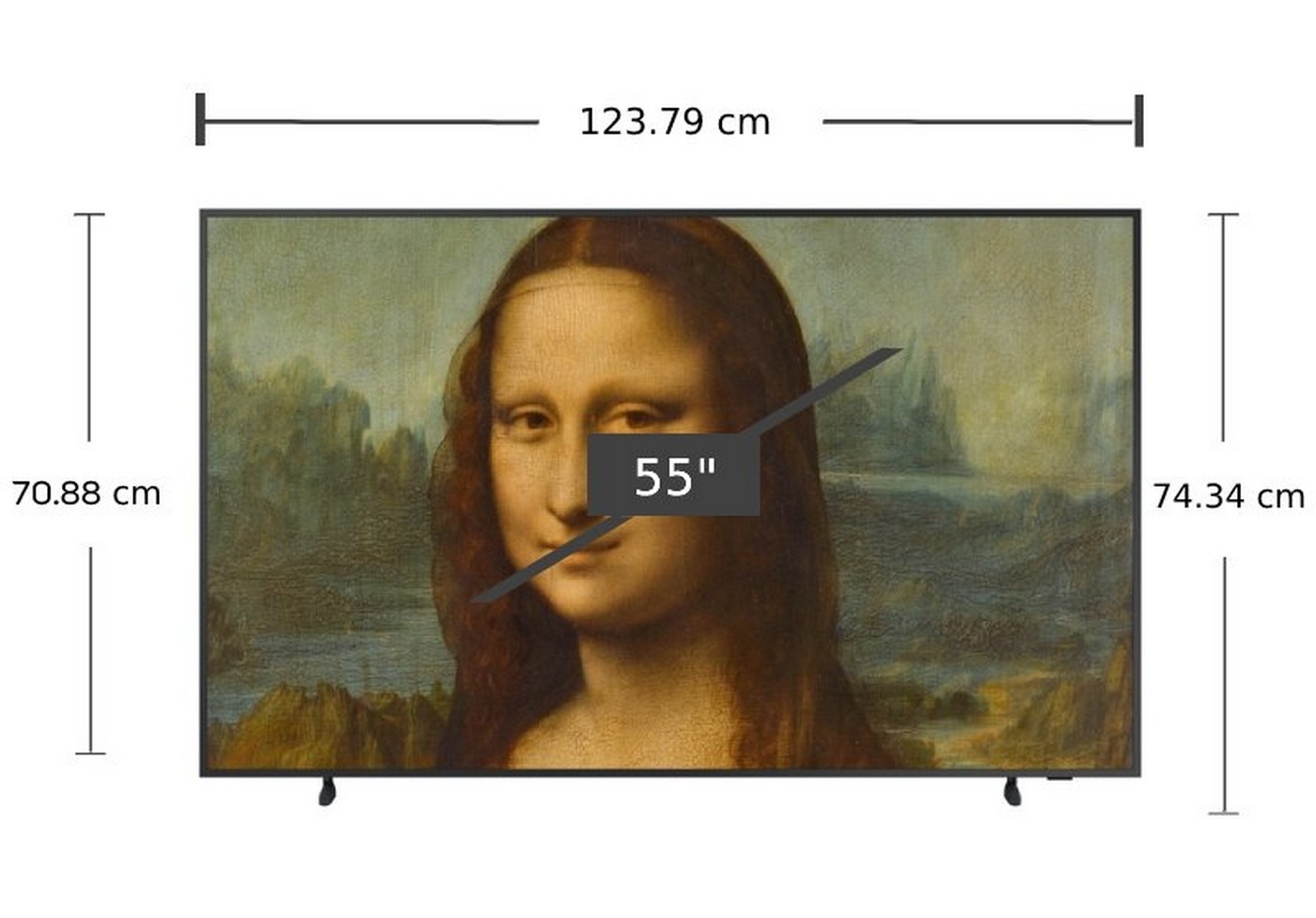 [ผ่อน0%10ด] Samsung The Frame QLED Smart TV 4K รุ่น QA55LS03BAKXXT สมาร์ททีวี 55" - บางเฉียบ ไร้เงาสะท้อน (ชลบุรีส่งฟรี)