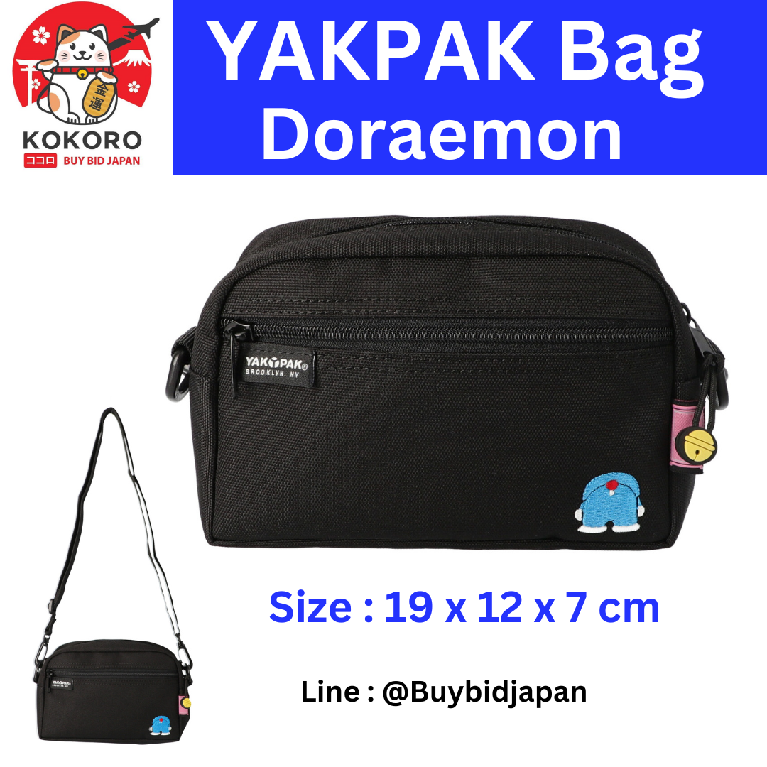 [PRE-ORDER] YAKPAK Shoulder Bag กระเป๋าสะพายไหล่ ลาย Doraemon ドラえもん YAKPAK ボックスショルダーバッグ