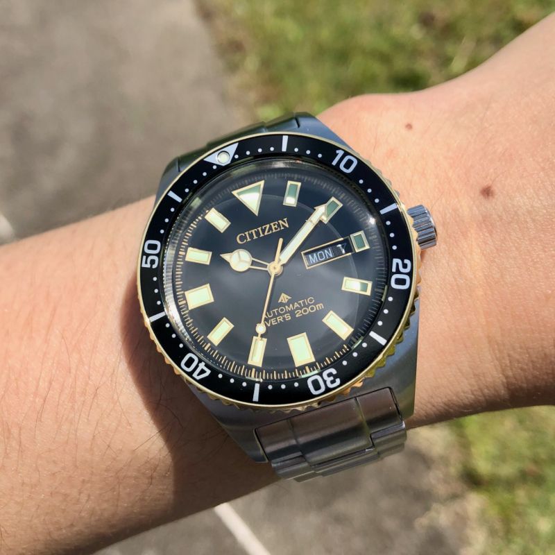 Citizen NY0125-83E นาฬิกาผู้ชาย Promaster Marine Automatic Men's Watch